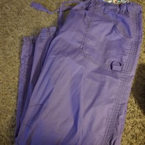 Xl koi purple scrub pants